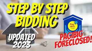 PANO SUMALI  STEP BY STEP PAGIBIG BIDDING  MURANG FORECLOSED PROPERTIES  PUBLIC AUCTION [upl. by Reyaht]