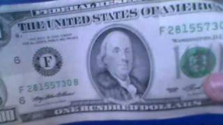 old fashioned 100 dollar bill [upl. by Drahsir]