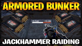 JACKHAMMER RAIDING into an ARMORED BUNKER  Rust Raid Diary 5 Final [upl. by Elyl]