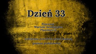 33 dzień  Codzienna powtórka przed maturą  podstawa [upl. by Aneehsat]