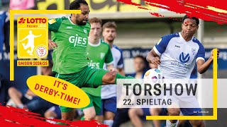 Torshow 22 Spieltag LOTTO Hessenliga 202425 [upl. by Aissac887]