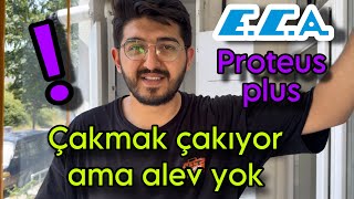 KOMBİ ÇAKMAK ÇAKIYOR AMA YANMIYOR  ECA PROTEUS PLUS [upl. by Dehsar]