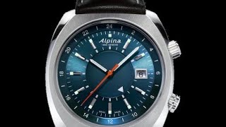 Alpina Startimer Pilot Heritage Automatic GMT AL555N4H6 [upl. by Ziguard]