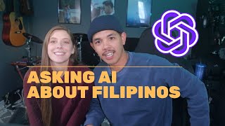 What AI thinks about Filipino Stereotypes  Filipino American Couple Vlog [upl. by Art]