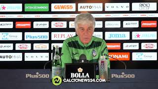 Conferenza stampa Gasperini pre AtalantaTorino “Juric mette tutti in difficoltà Out in cinque” [upl. by Kuebbing931]