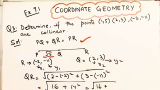 Determine points 15 23 211 are collinear I [upl. by Eilama315]