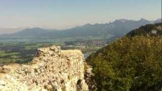 Burgruine Falkenstein in Pfronten im Allgäu  Falcon Stone Castle in BavariaGermany [upl. by Alius]