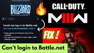 Modern warfare 3 can’t login to Battle net mw3  Could not log in battlenet  by borntoplaygames [upl. by Heeley388]