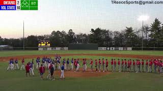 Vol State Baseball vs Ontario Nationals 20241005 Game 2 [upl. by Relda]