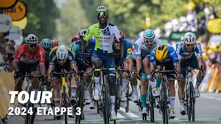 Historische Sprintfinish  Tour de France 2024 Etappe 3 [upl. by Nosak]