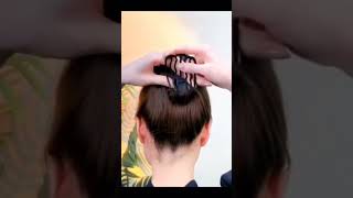 2 min hairstyle hairbun ytshorts viralshort treanding savita [upl. by Hutton]