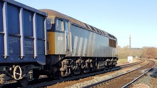 DCR 56301 ex Fastline Freight Thrashes Past Maypole Rasen Foot Crossing 06122023 [upl. by Dryfoos653]