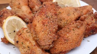 Homemade Lemon Pepper Wings [upl. by Aylatan]