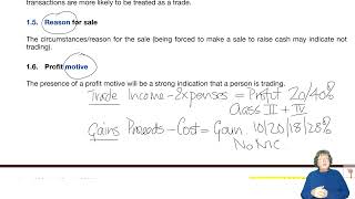 Chapter 4  Tax Adjusted Trading Profit – Individuals part 1  ACCA TXUK Taxation FA 2023 [upl. by Crescen]