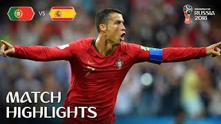 Portugal v Spain  2018 FIFA World Cup  Match Highlights [upl. by Eiluj226]