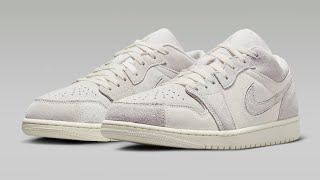 Air Jordan 1 Low SE Craft Ivory  Light Bone  2024 [upl. by Lucchesi]