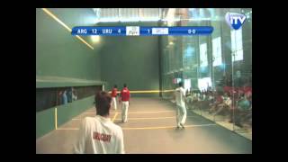 Mondial Pelote Basque Mexique 2014  Gomme Creuse Trinquet  Argentine contre Uruguay [upl. by Biron]