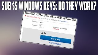 Buying Windows 10 For Less Than 5 [upl. by Gunning400]