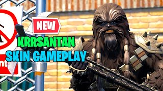 Black Krrsantan skin Gameplay  Fortnite x Book of Boba Fett skins Bounty Hunter Bundle [upl. by Shanan277]