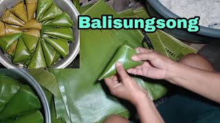 Simpleng pag gawa ng Balisungsong Suman Kakaninthe best na agahan [upl. by Dlonra619]