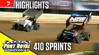 410 Sprints at Port Royal Speedway 51824  Highlights [upl. by Batsheva]