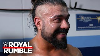 Andrade cant wait to show everyone who he is Royal Rumble 2024 exclusive [upl. by Oswal138]