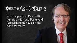 What impact do Revlimid® lenalidomide and Pomalyst® pomalidomide have on the bone marrow [upl. by Sawtelle580]