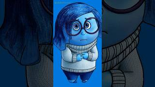 Drawing Sadness from Inside Out  Day 9 drawingchallenge insideout insideout2 draw digitalart [upl. by Dante140]