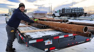 Northern Lights amp Canning Pike Chowder  Fairbanks Alaska Supply Run [upl. by Raknahs320]