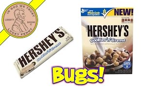 Hersheys Cookies amp Cream Candy Bar and Breakfast Cereal Combo [upl. by Schwenk820]