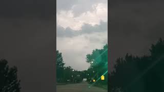 Scary tornado sirens in Oklahoma tornado tornadowarning stormchasing weather [upl. by Alves]