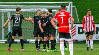 Derry City 12 Dundalk  SSE Airtricity League Highlights  19102020 [upl. by Akirdnwahs]