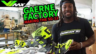 Inside Gaerne Factory  Making SG12 Boots [upl. by Suoivatram212]