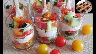 Verrine dété  APERITIF DINATOIRE  LA BOITE A RECETTES [upl. by Iarahs742]