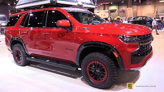 2022 Chevrolet Tahoe Z71 Overlanding  Exterior Interior Walkaround  2021 SEMA [upl. by Elgar]