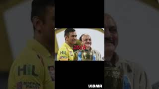 MSD ipl journey 2008 to 2024 viral cricket short  ipl [upl. by Rieger582]