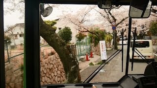 神戸市営バス 18系統 前面展望 ＪＲ六甲道～阪急六甲～摩耶ケーブル下～三宮駅ターミナル前 [upl. by Culliton]