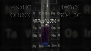 Basic copper carbonate precipitates little by little chemistryexperimentshorts [upl. by Matteo]