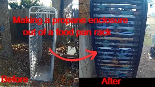 Propane Tank Enclosure Build [upl. by Llatsyrk]