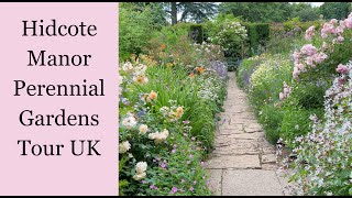 🌹 UK Hidcote Manor Perennial Gardens Walking Tour  Gloucestershire England [upl. by Coppinger]