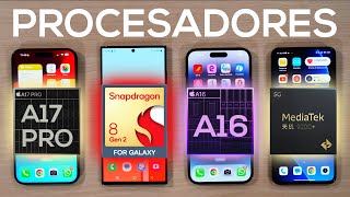 Snapdragon 8 Gen 2 vs A17 PRO de Apple MEJOR PROCESADOR 2023 ⚙️ [upl. by Nordek]