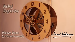 Jos Valdora  Reloj Espíritu  Reloj de MDF [upl. by Anialed390]