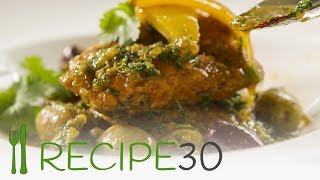 Moroccan lemon chicken Breast  By wwwrecipe30com [upl. by Wycoff849]