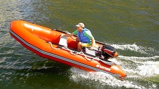 13 SATURN inflatable boat SD385 with 15HP and Central Console [upl. by Crowell]