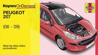 Fix your Peugeot 207 2006  2009 with Hayness video tutorials [upl. by Akirahc735]