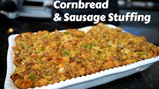 The Perfect Cornbread amp Sausage Stuffing Recipe [upl. by Mode]