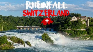 RHEINFALL  Switzerland  Europes largest waterfall  4K 60 FPS [upl. by Eniarda690]