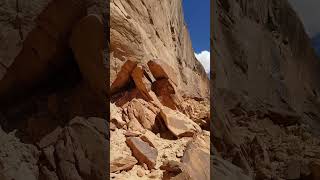 ancient panorama  Horseshoe Shelter  Horseshoe Canyon Utah [upl. by Teraj634]