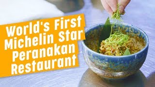 Worlds First MichelinStarred Peranakan Restaurant Candlenut [upl. by Eihs268]