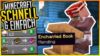 Mending Villager bekommen Tutorial ✨ Minecraft Schnell und Einfach 40 ✨ ErikOnHisPeriod [upl. by Dorris155]